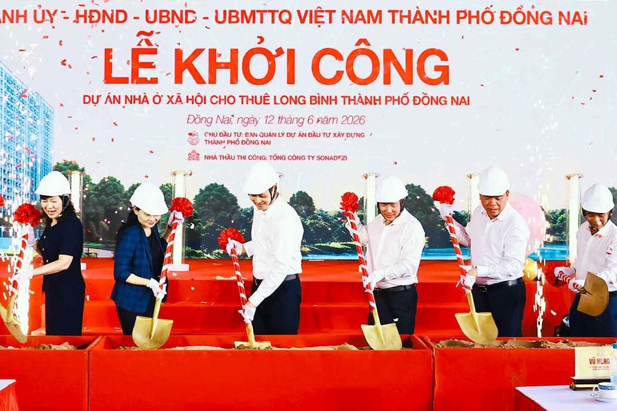 Đồng Nai khởi công dự án nhà ở xã hội cho thuê trị giá 1.360 tỷ đồng