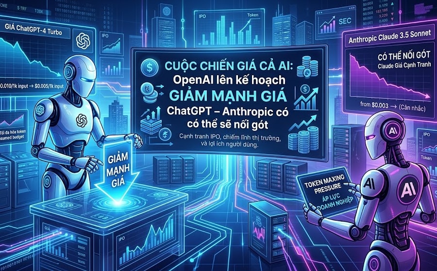 OpenAI và Anthropic chuẩn bị cuộc đua giảm giá