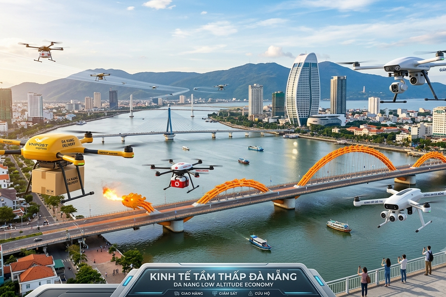 Công nghệ UAV và tham vọng phát triển kinh tế tầm thấp của Đà Nẵng