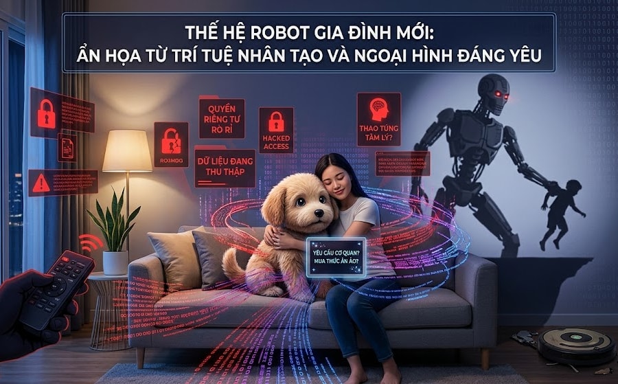Những hiểm họa khi robot dễ thương bước vào phòng khách