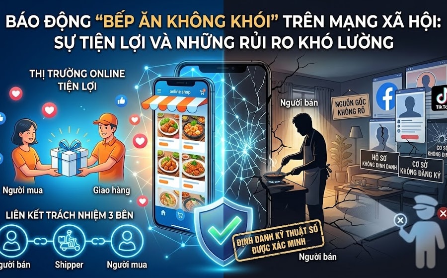 Báo động 'bếp ăn không khói' trên mạng xã hội
