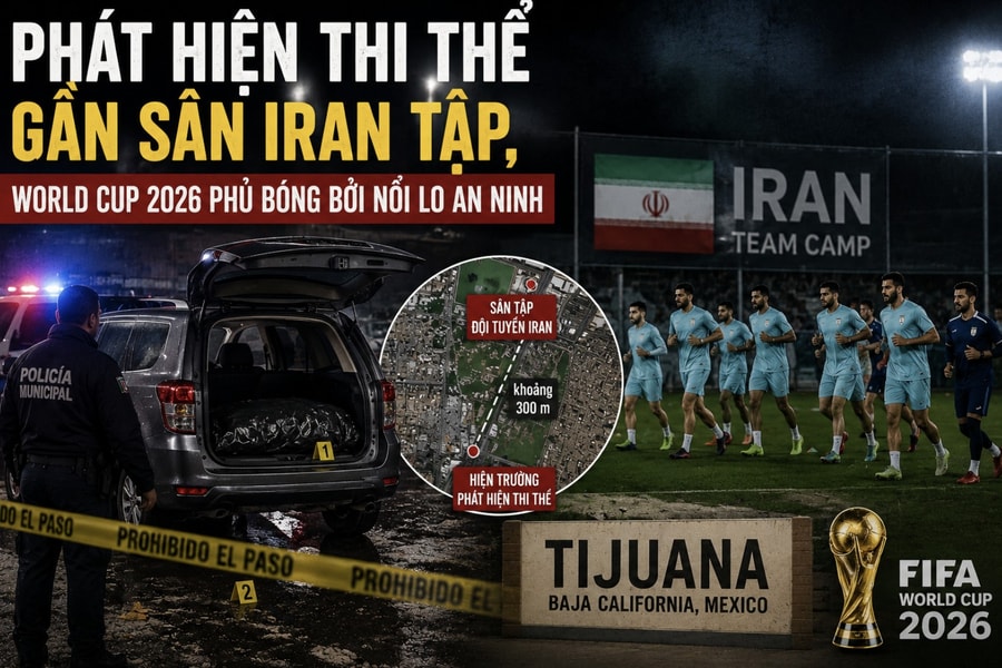 Phát hiện thi thể gần sân Iran tập, World Cup 2026 phủ bóng nỗi lo an ninh