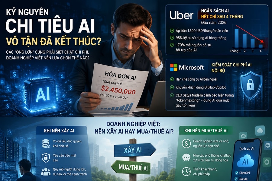Các doanh nghiệp cần làm gì khi thời 'đốt tiền cho AI' đã đến hồi kết?