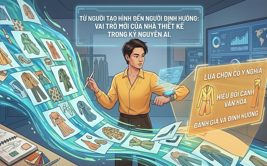 Khi AI có thể thiết kế trong vài giây, nhà tạo mốt còn giữ vai trò gì?