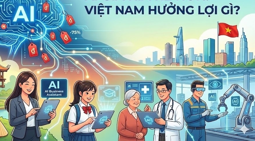 Việt Nam sẽ hưởng lợi gì từ cuộc đua giảm giá AI của các Big Tech?