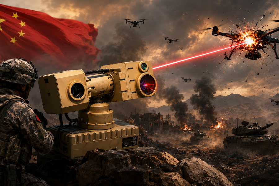 Vũ khí laser gọn trong ba lô của Trung Quốc có thể hạ drone trong tích tắc