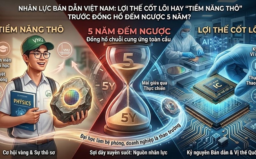 Nhân lực bán dẫn Việt Nam có đủ khả năng tạo lợi thế trong cuộc đua AI?
