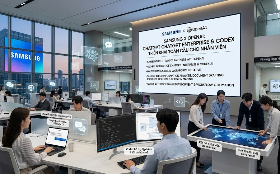 Samsung bắt tay OpenAI, triển khai ChatGPT Enterprise cho nhân viên