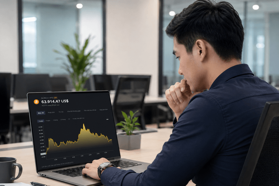 Giá Bitcoin hôm nay 23/6: Chưa thể vượt 65.000 USD, phe bán vẫn chiếm ưu thế?