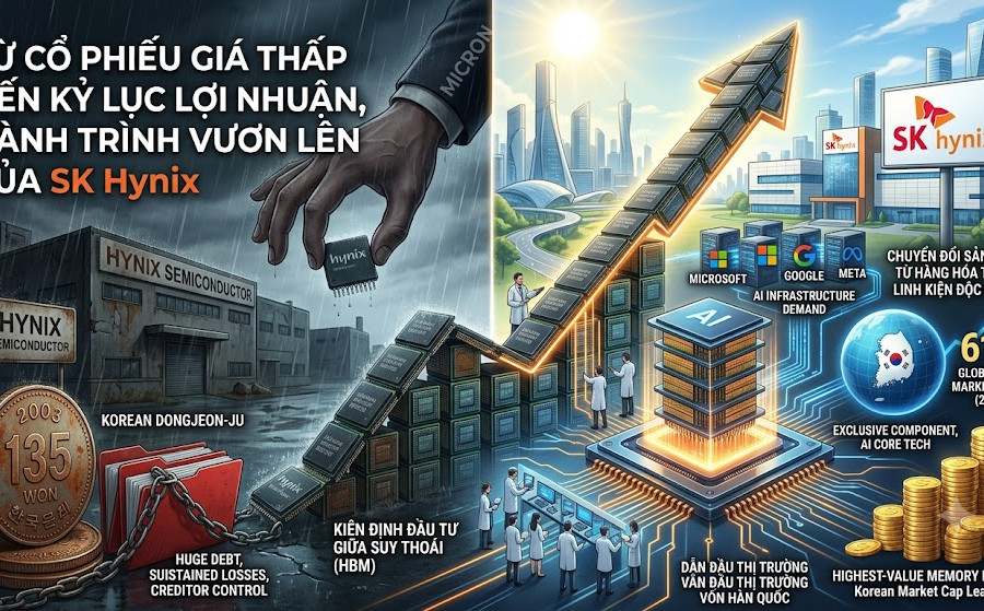 Từ bờ vực phá sản, SK Hynix vươn lên bằng cách nào?