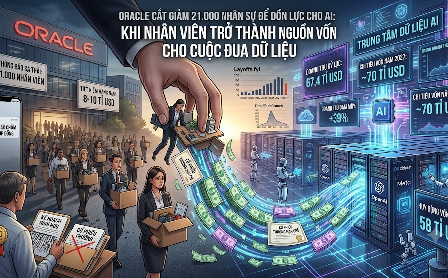 Xu hướng cắt giảm nhân sự để dồn nguồn lực cho cuộc đua AI