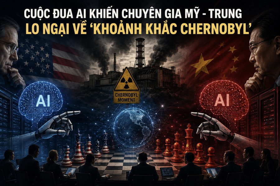 Cuộc đua AI khiến chuyên gia Mỹ - Trung lo ngại về ‘khoảnh khắc Chernobyl’