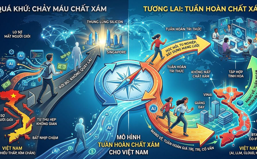 Từ 'chảy máu chất xám' đến 'tuần hoàn chất xám': Mô hình nào cho Việt Nam?