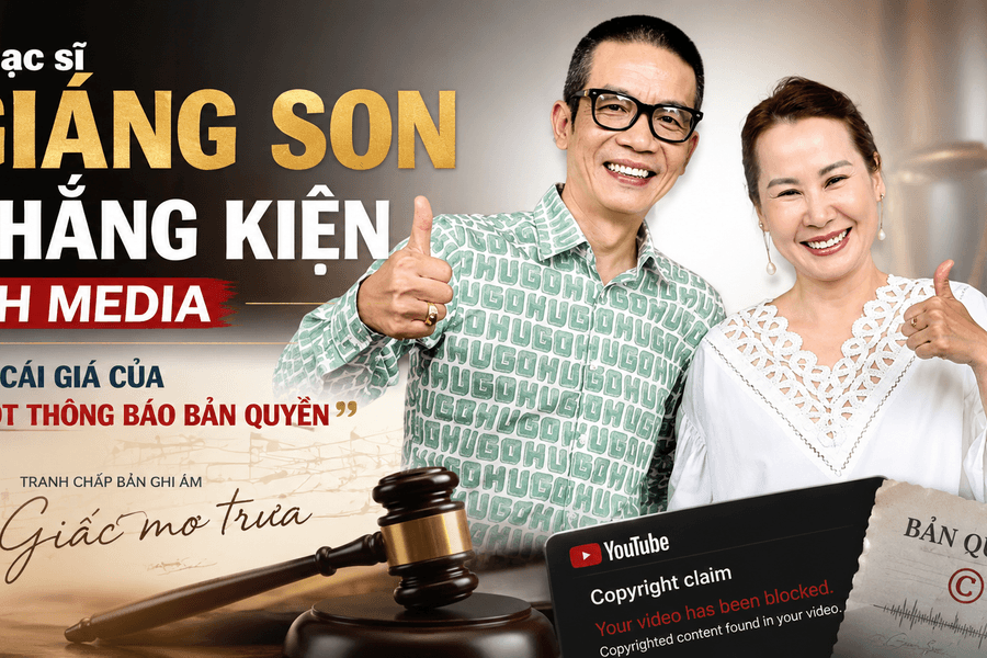 Nhạc sĩ Giáng Son thắng kiện BH Media: Cái giá của một thông báo bản quyền