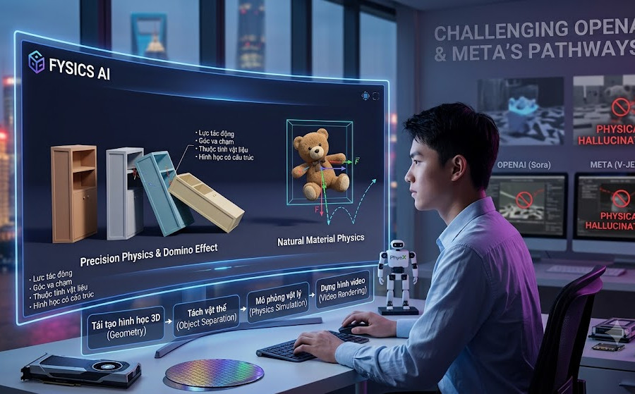 Trung Quốc giới thiệu mô hình AI 'hiểu thế giới thực', thách thức OpenAI và Meta