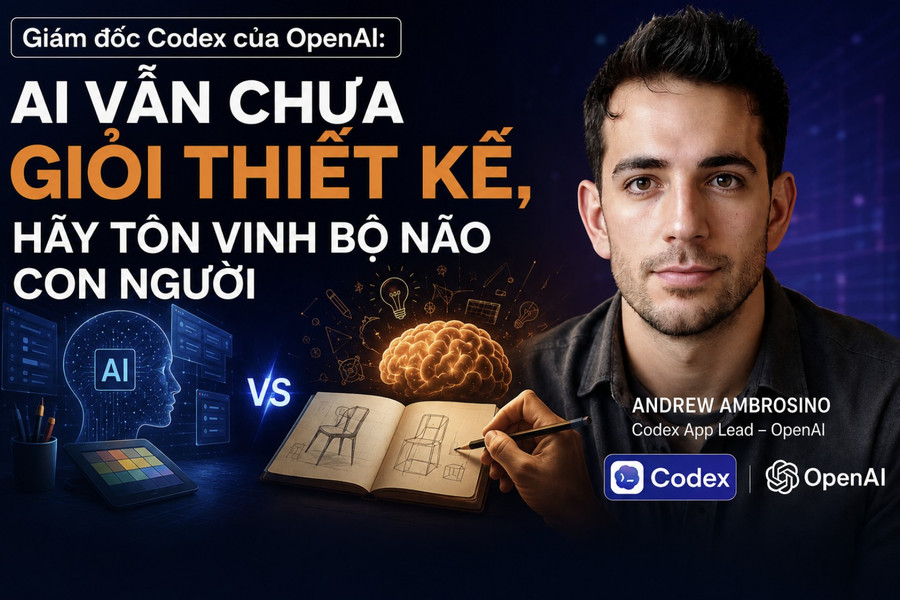 Lãnh đạo OpenAI: AI vẫn chưa giỏi thiết kế, hãy tôn vinh bộ não con người