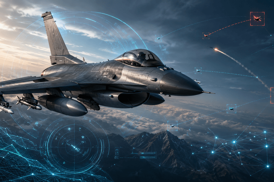 Mỹ dạy AI không chiến trên tiêm kích F-16