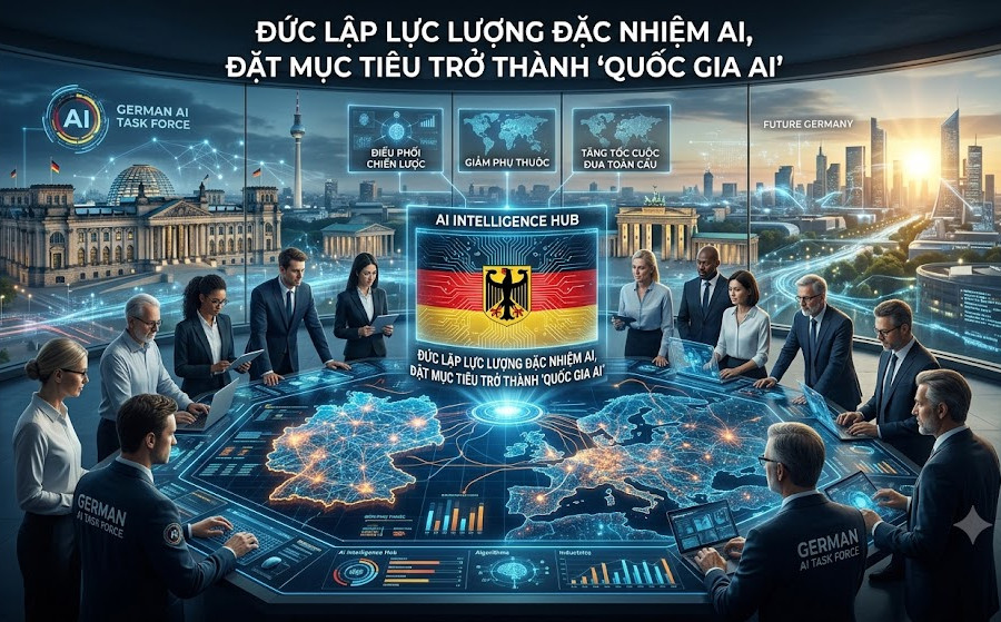 Đức lập lực lượng đặc nhiệm AI, đặt mục tiêu trở thành ‘quốc gia AI’