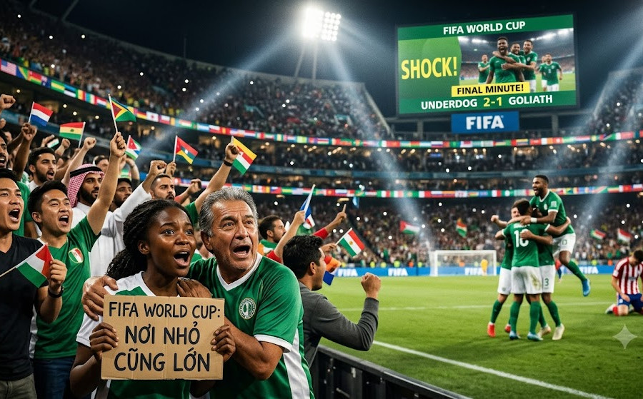World Cup giúp khán giả quên bớt sự bất bình đẳng giữa các nước trên thế giới