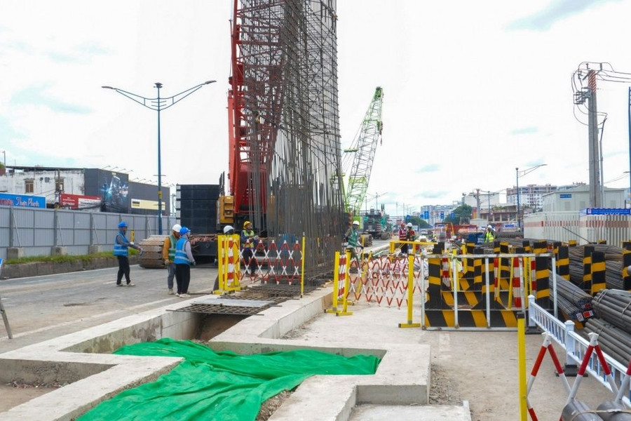 Metro số 2 TP.HCM bước vào giai đoạn thi công mới, ga Phạm Văn Bạch khởi động hạng mục quan trọng