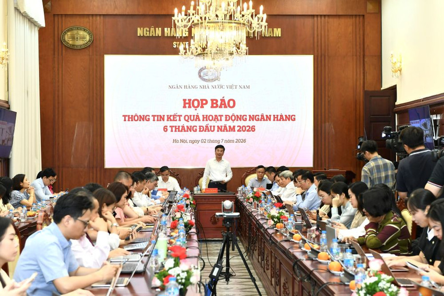 6 tháng, tín dụng tăng trưởng 7,41% so với cuối năm 2025