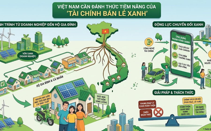 Việt Nam cần đánh thức tiềm năng của ‘tài chính bán lẻ xanh’