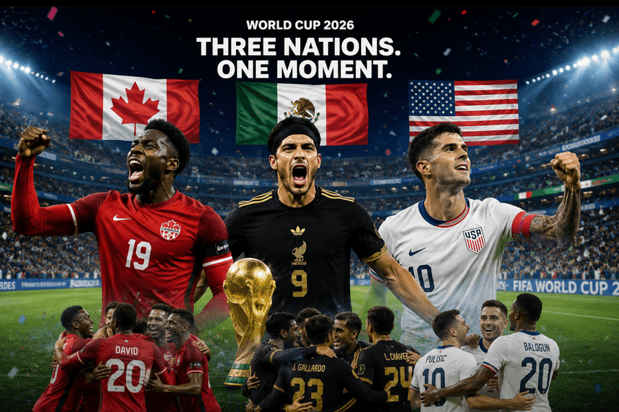 Một kỳ World Cup, ba chủ nhà, ba câu chuyện