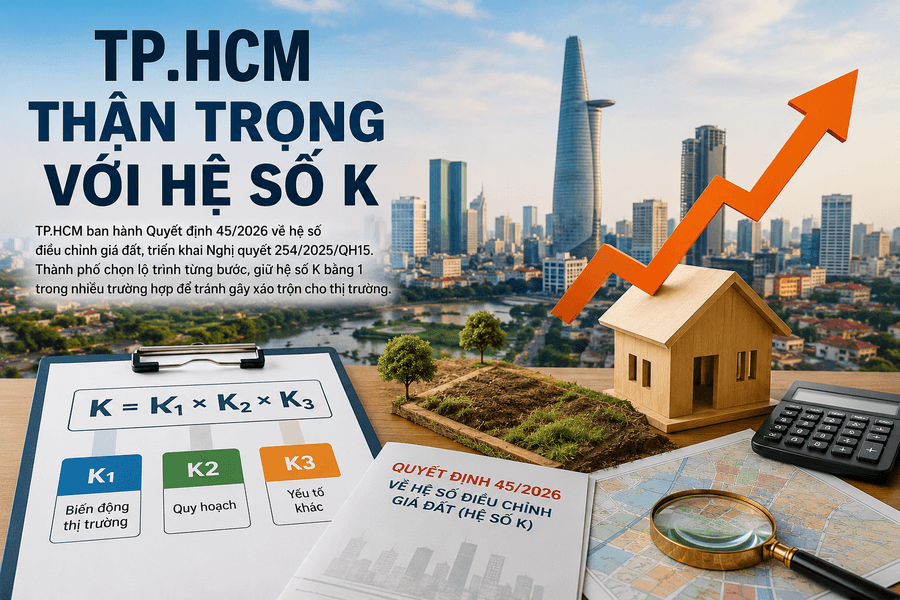 TP.HCM thận trọng với hệ số K