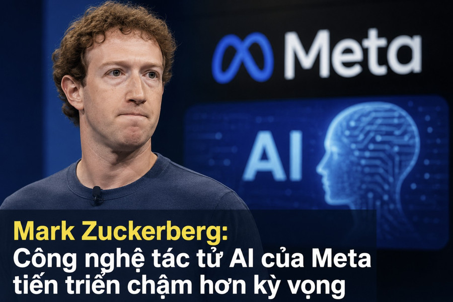 Mark Zuckerberg: Công nghệ tác tử AI của Meta tiến triển chậm hơn mong đợi