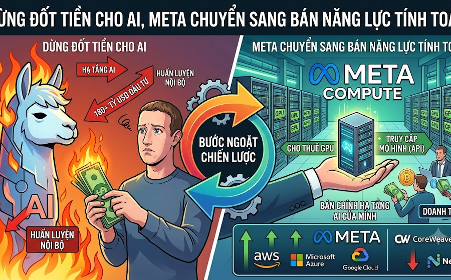 Vì sao Meta chuyển sang bán năng lực tính toán?