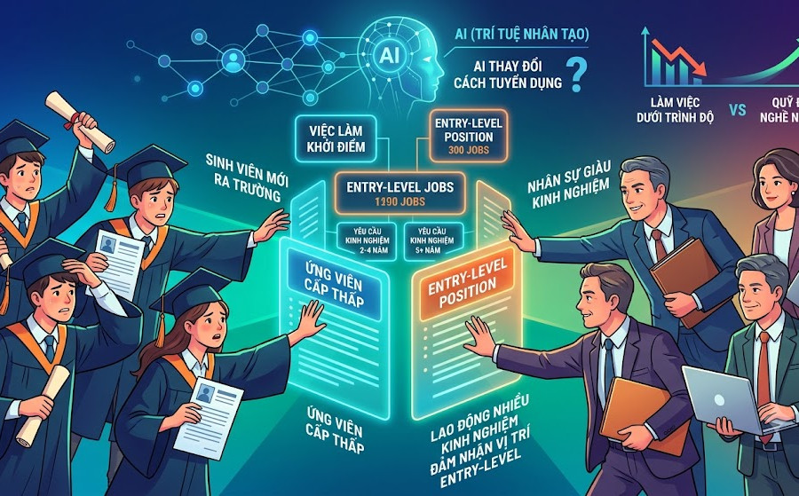AI có trực tiếp cướp việc của sinh viên mới ra trường?