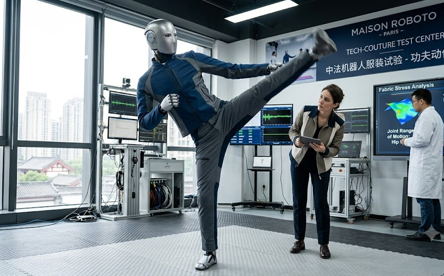 Thử nghiệm trang phục cho robot hình người bằng ... võ thuật kungfu