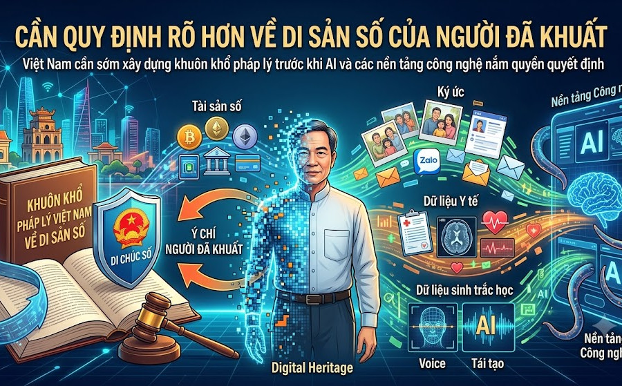 Cần xây dựng quy định rõ hơn về di sản số của người đã khuất