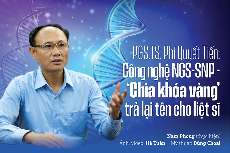 PGS.TS. Phí Quyết Tiến: Công nghệ NGS-SNP – ‘Chìa khóa vàng’ trả lại tên cho liệt sĩ