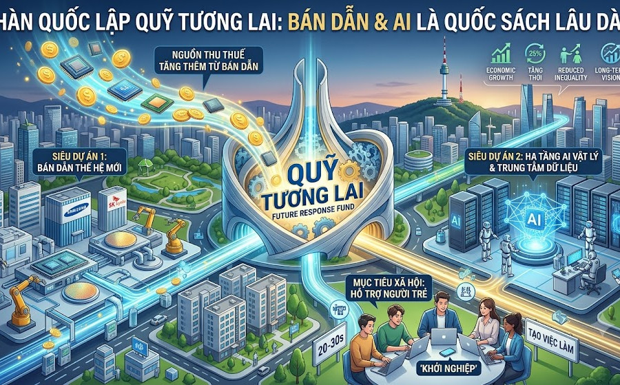 Hàn Quốc lập Quỹ Tương lai, coi bán dẫn và AI là quốc sách lâu dài