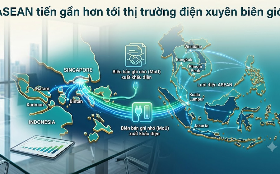 ASEAN tiến gần hơn tới thị trường điện xuyên biên giới