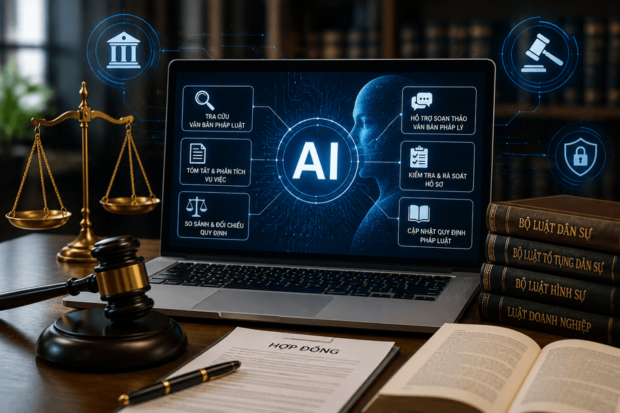 Ứng dụng AI trong học tập, hành nghề luật ra sao?
