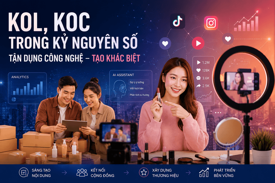 KOL, KOC trong kỉ nguyên số: Công nghệ chỉ để mở đường, sự chân thật mới giữ chân khán giả