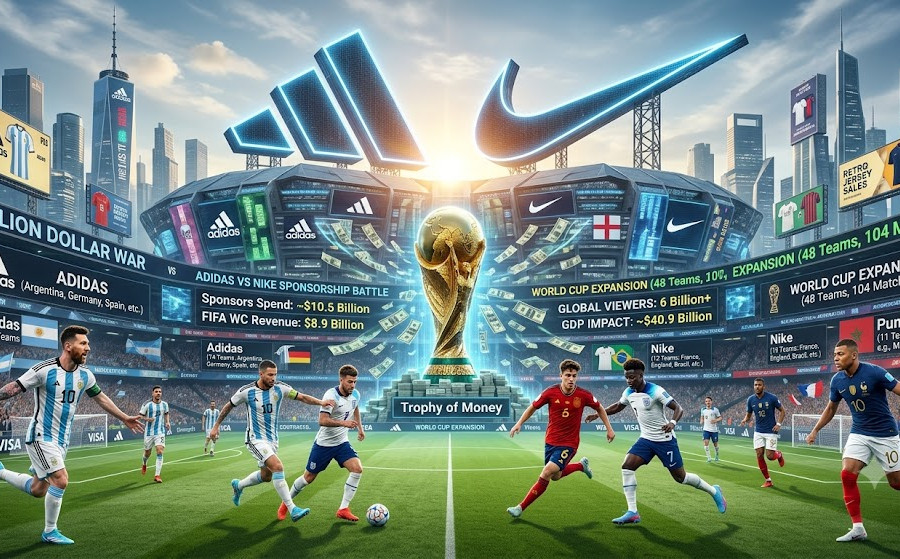 World Cup 2026: Cuộc chiến tỉ USD giữa Adidas và Nike