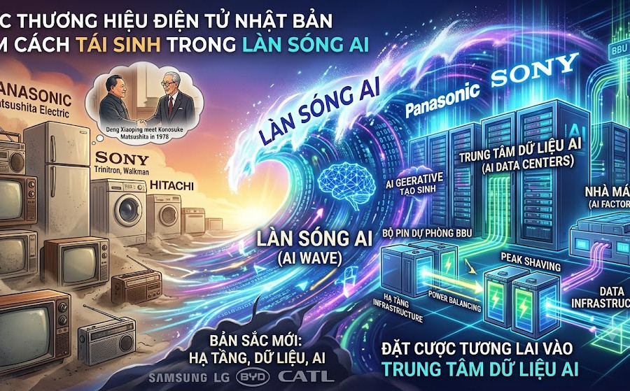 Thương hiệu điện tử Nhật Bản tìm cách tái sinh trong làn sóng AI