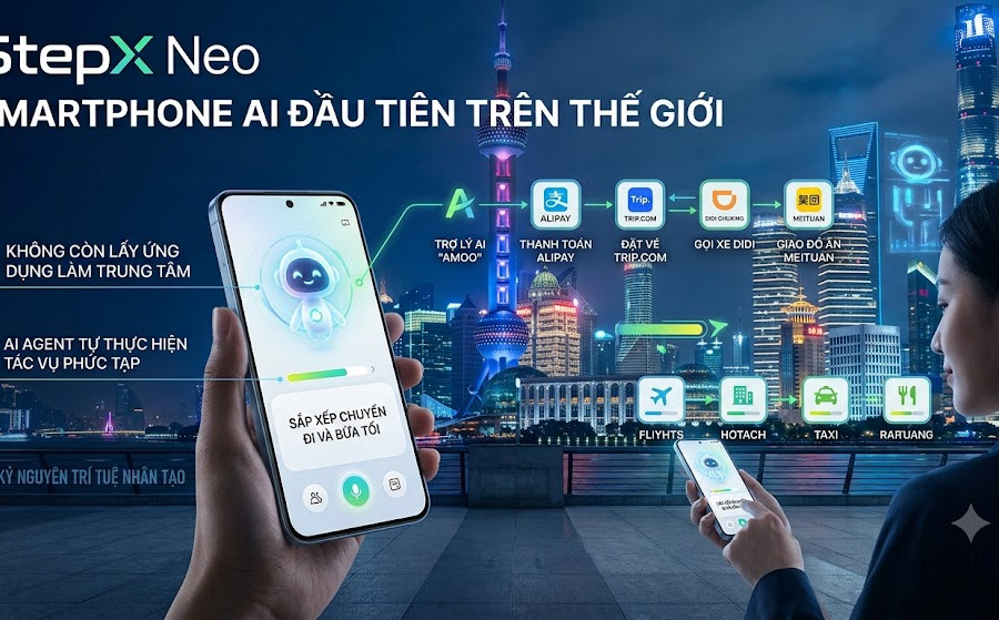 Hãng Trung Quốc giới thiệu smartphone AI đầu tiên trên thế giới