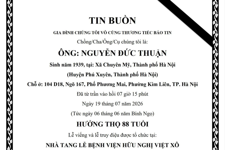 Tin buồn