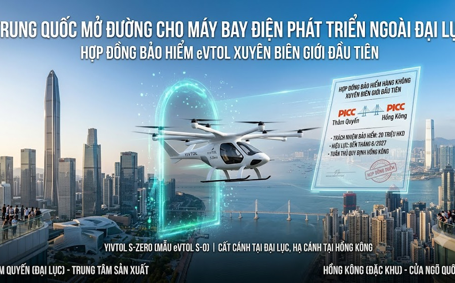 Trung Quốc mở đường cho máy bay điện phát triển ngoài đại lục