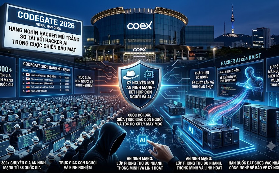 Hàng nghìn hacker mũ trắng so tài với hacker AI trong cuộc chiến bảo mật