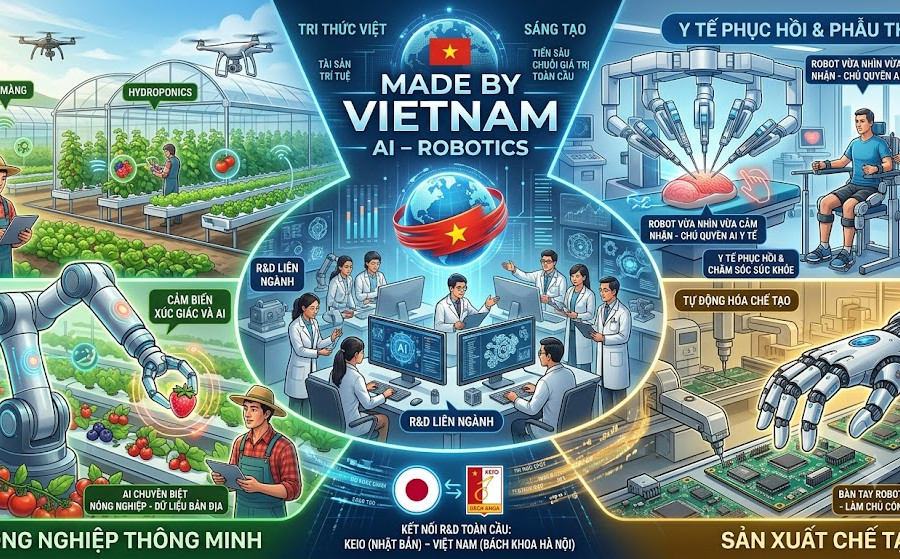 Cơ hội và tầm nhìn 'Made by VietNam' trong làn sóng AI – Robotics