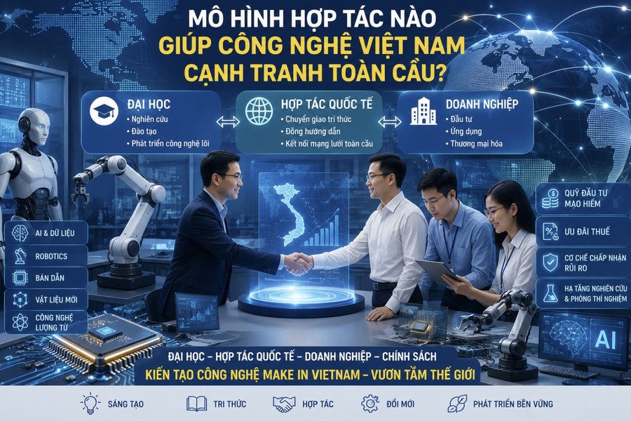 Mô hình hợp tác nào giúp công nghệ Việt Nam cạnh tranh toàn cầu?