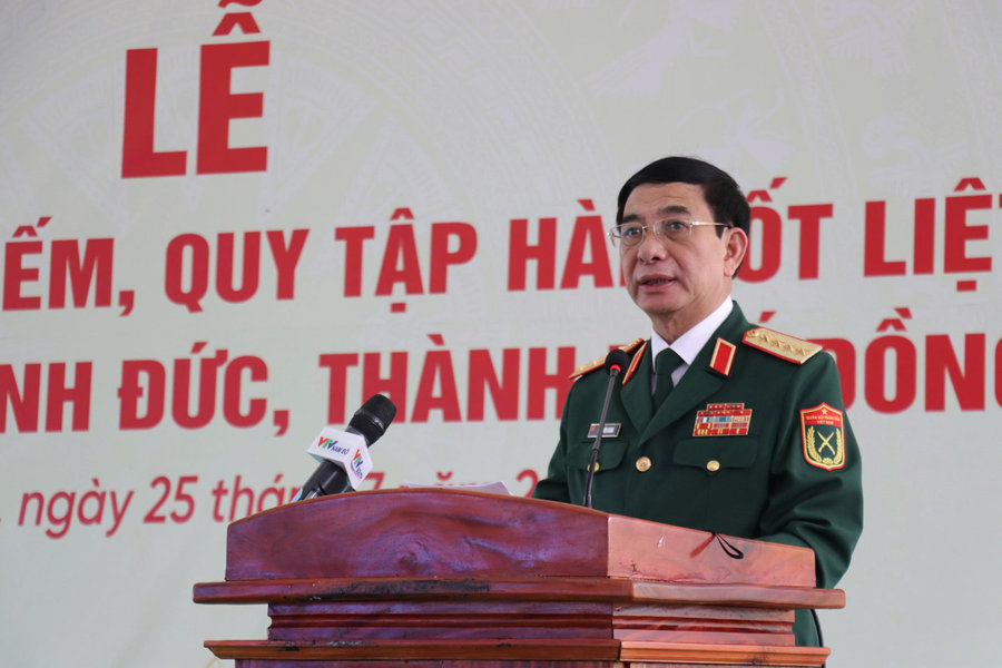 Đại tướng Phan Văn Giang: Đẩy mạnh ứng dụng công nghệ tìm kiếm hài cốt liệt sĩ