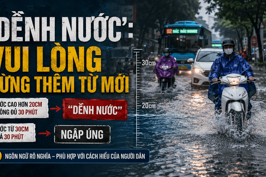 Dân chịu ngập nước đủ rồi, xin đừng bắt chịu thêm ‘dềnh nước’