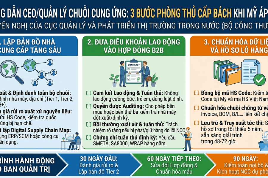 Mỹ áp thuế 12,5% với hàng Việt: Doanh nghiệp cần làm ngay việc gì?