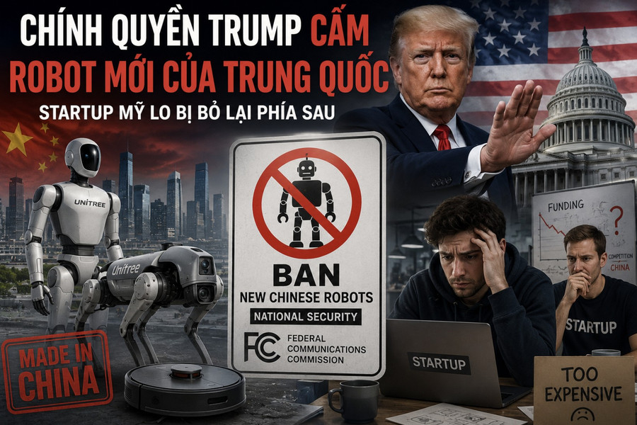 Chính quyền Trump cấm robot mới của Trung Quốc, startup Mỹ lo bị tụt hậu